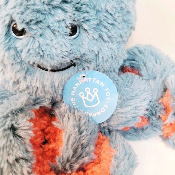 Manhattan Toy Co Dusty Blue Octopus Marine Sea Creature Plush Stuffed Animal - Picture 2 of 6